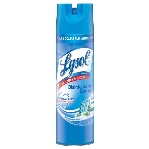 Lysol Fresh Zone Spring Waterfall Scent Disinfectant Spray 19 oz